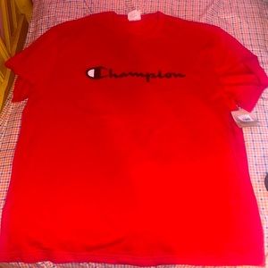 Man Red Champion Shirt